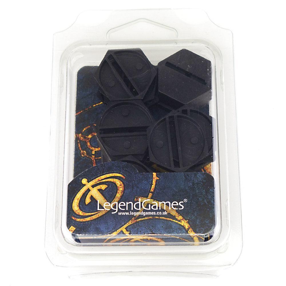 Plastic Wargaming Bases - 25mm Hex  - Warhammer and other TTRPG games