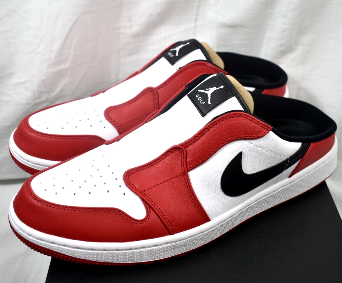 Size 12 - Men's Nike Air Jordan Mule 'Chicago' Golf Shoes