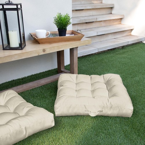 Sorra Home Outdoor getuftetes Bodenkissen einzeln 24 Zoll T x 24 Zoll B x 5 Zoll H - Bild 39 von 55