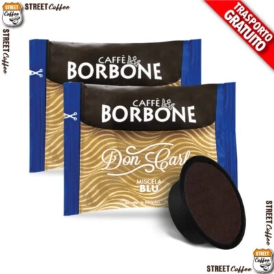 100 a 800 Capsule Compatibili Modo mio caffè Borbone Don Carlo Miscela Blu