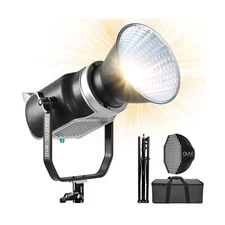 GVM 300W Video Light Kit, Continuous Lighting for Photography with Bowens Mou...