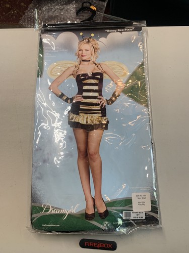 Dreamgirl Honigbiene Pixie Halloween Kostüm Damen klein 90-120 Pfund ohne Stirnband "