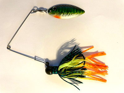 BTS Custom Made  Spinner Bait Lure, 0.40oz. total wt. Bass, Crappie, Perch color