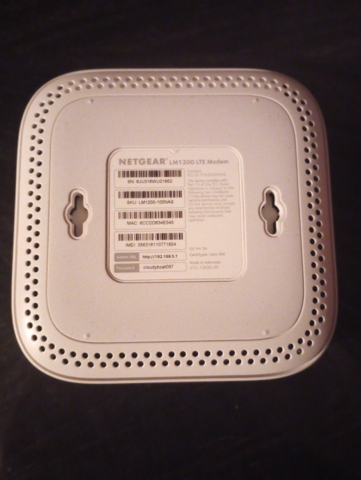 Netgear LM1200 4G LTE Broadband Modem with 50 Antenna 606449152166 eBay