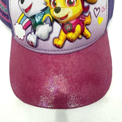 Nickelodeon Toddler Girls Paw Patrol Best Pups 3D Cotton Baseball Hat PinkPurple - Picture 6 of 16