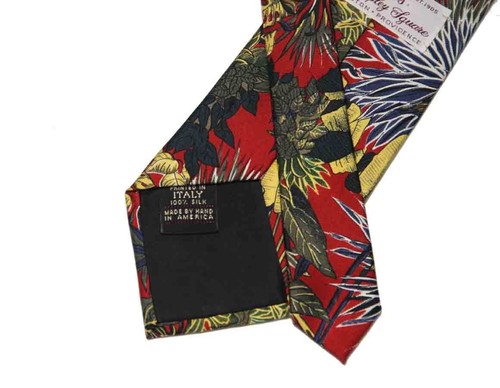 Vintage Simon's Copley Square Boston Italian Silk Tie Multicolor Floral Long - Picture 3 of 3