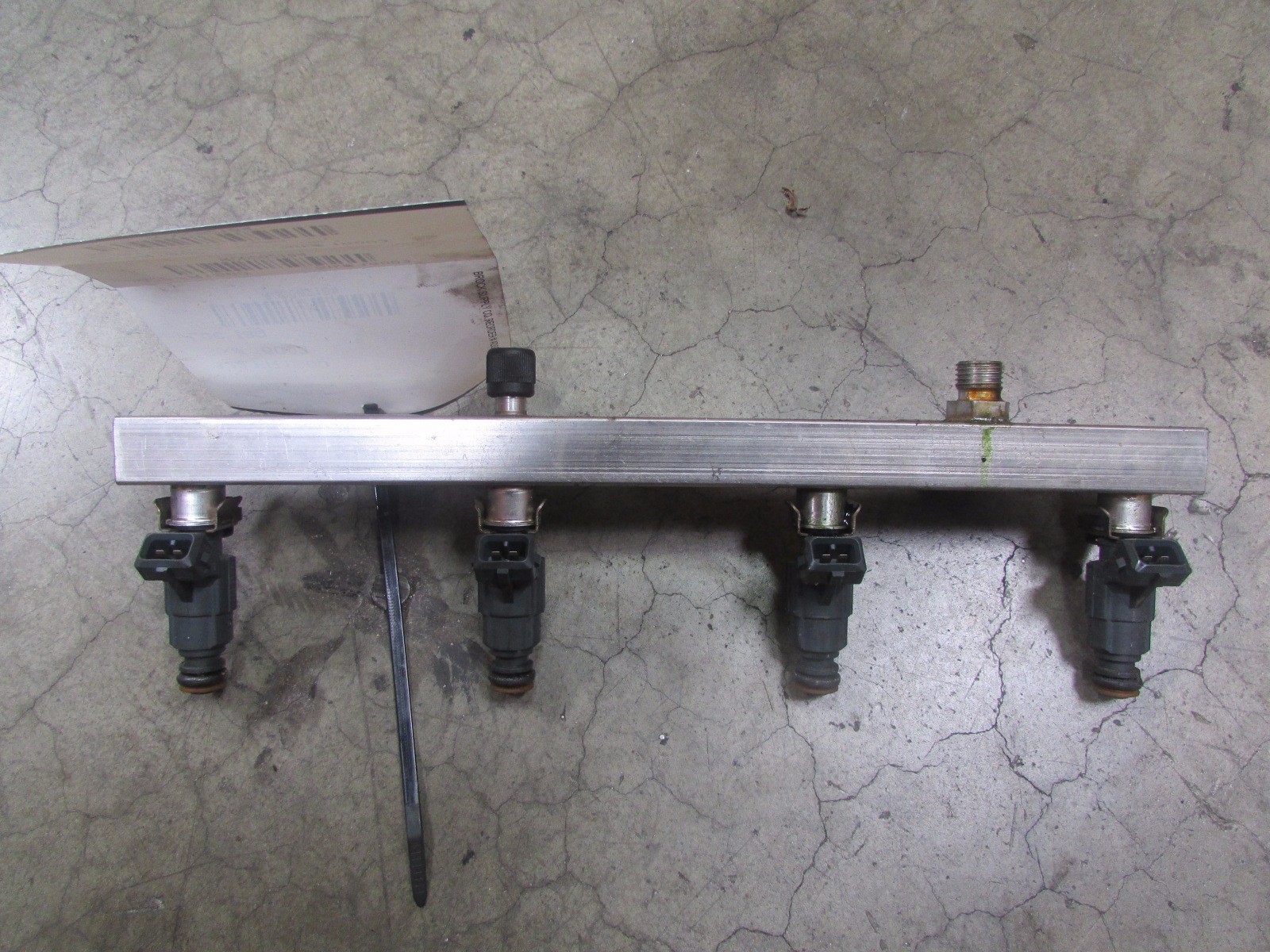 Ferrari 360, LH, Left Fuel Rail With Injectors, P/N 178494, Used