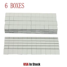 6 BOX 1/4 OZ GRAY WHEEL WEIGHTS STICK-ON ADHESIVE TAPE 54 LBS LEAD-FREE