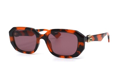 Gucci GG1535S 005 Havana Orange Violet Women display picture 1