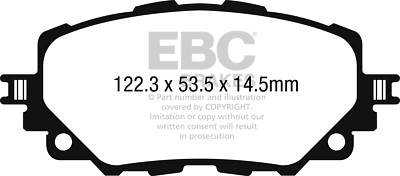 EBC 03-04 Mazda Protege 2.0 Turbo (Mazdaspeed) Ultimax2 Rear Brake Pads
