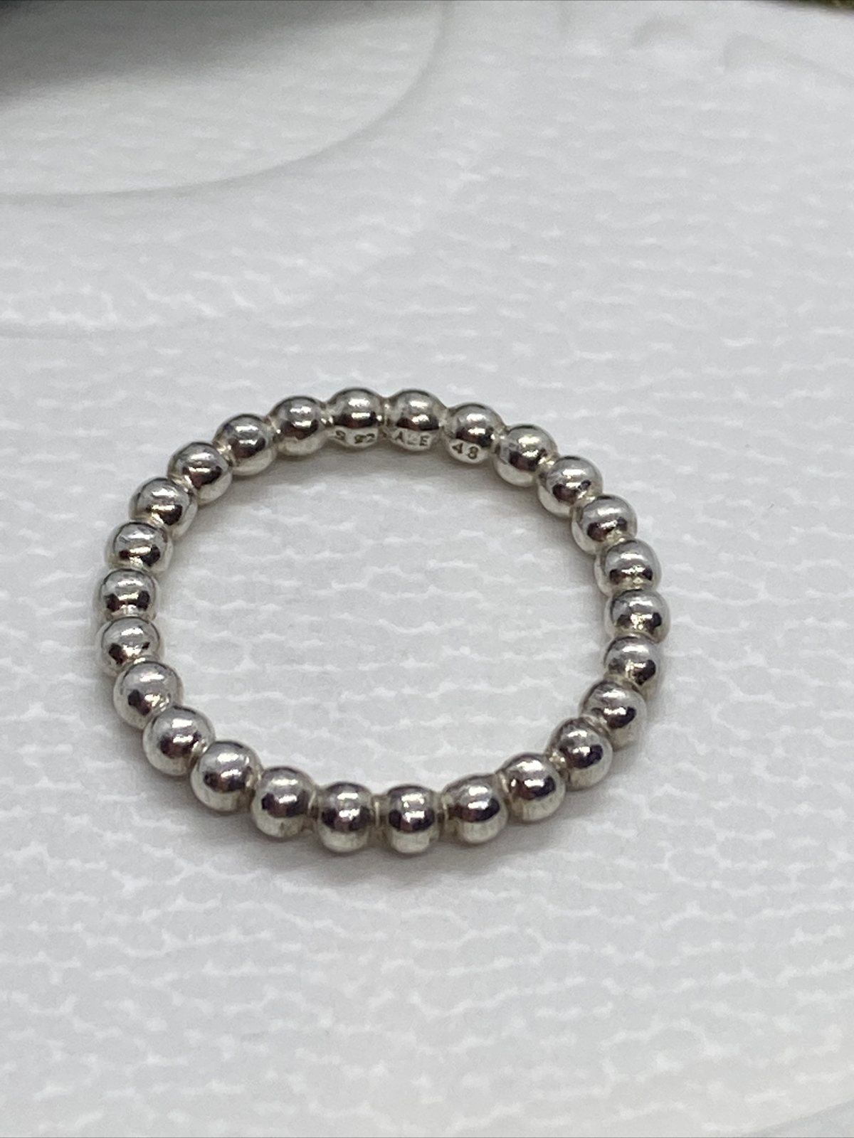 Pandora Small Bubble Stack Ring Size 48 Genuine 1… - image 4