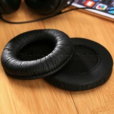 Coppia cuscinetti auricolari di ricambio F/Sennheiser HD205 HD205ii HD225 Nero