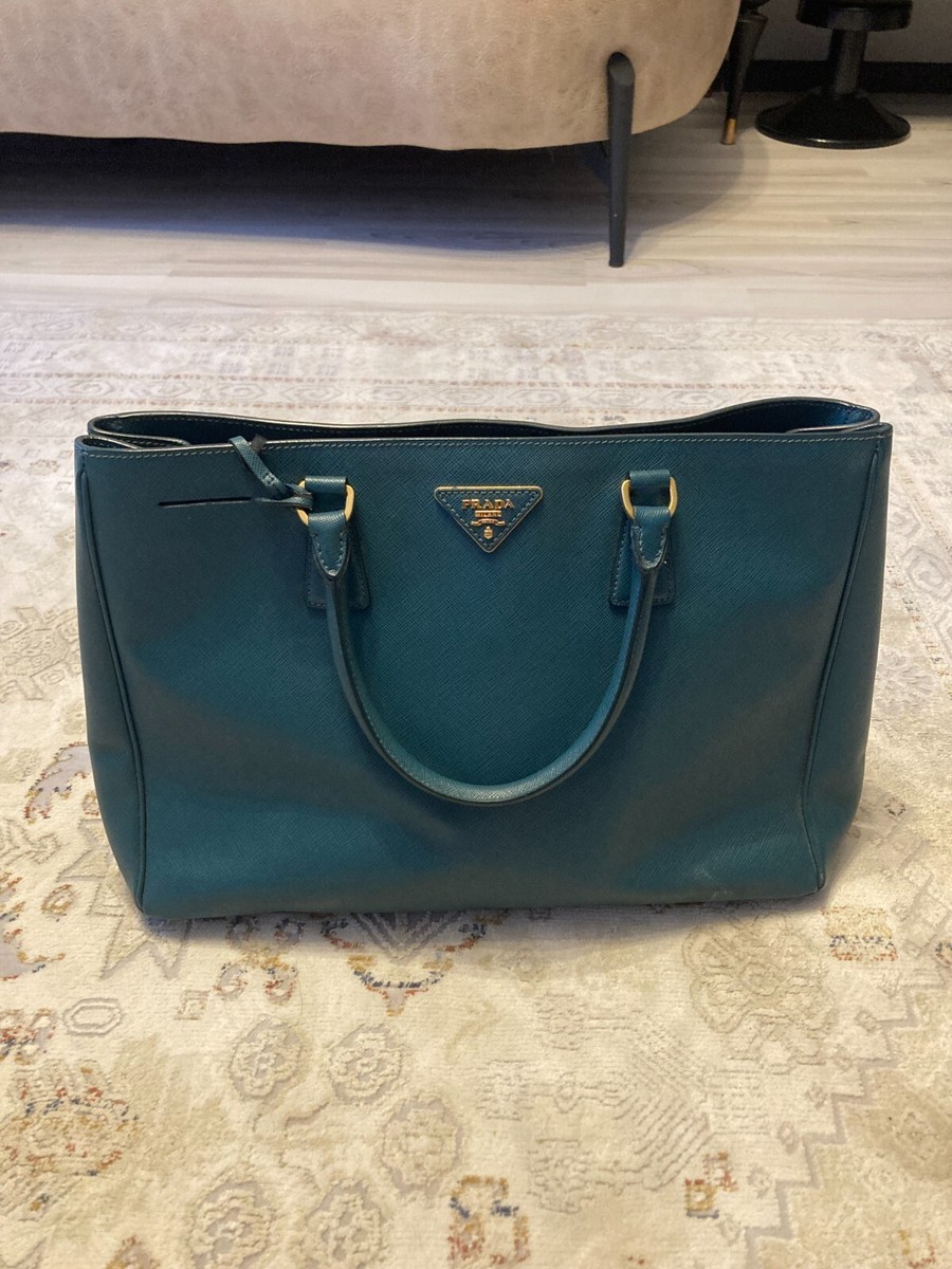 PRADA Saffiano Lux BN1844 - Ottanio color | eBay