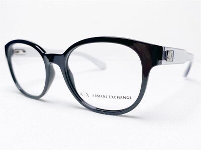 NEW Armani Exchange AX3040 8207 Womens Black Oval Eyeglasses  display picture 1