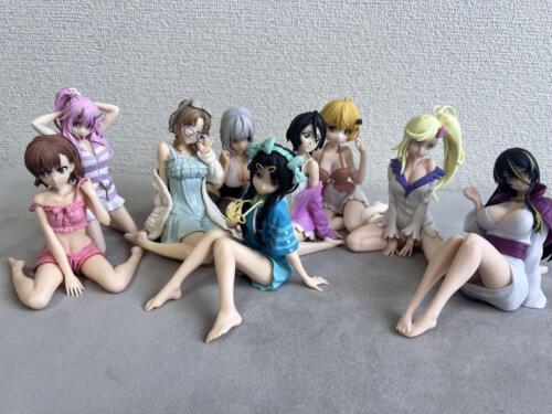 Anime Mixed set Figure girl lot of 9 Relax time Hololive Re Zero Bleach - Picture 1 of 3