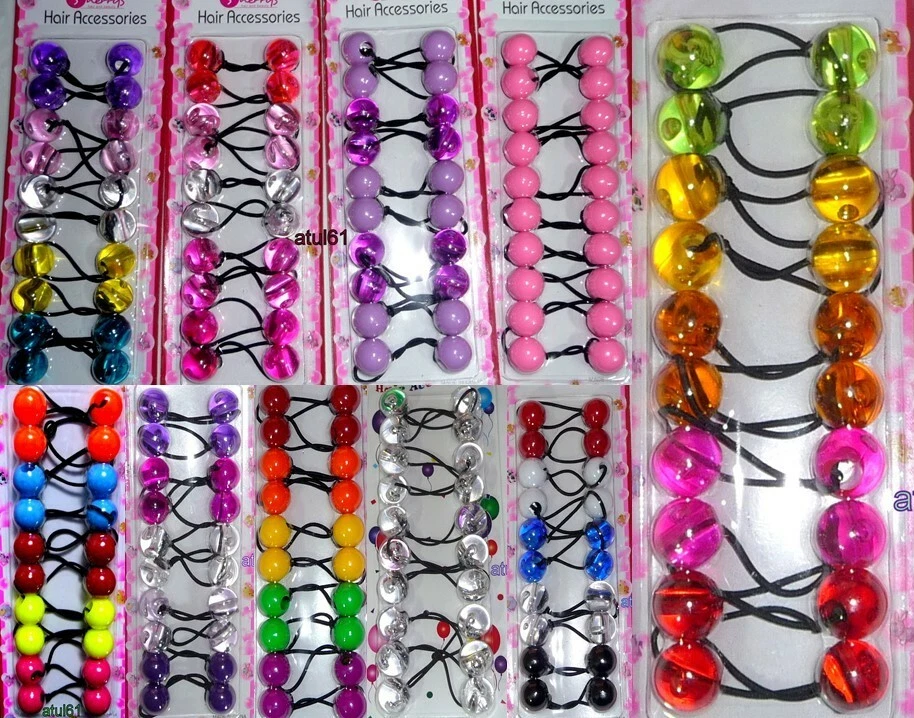 Kids Hair Bobbles Girls Hair Elastic Bands Ponytail Hair Bobbles Accessories NEW
