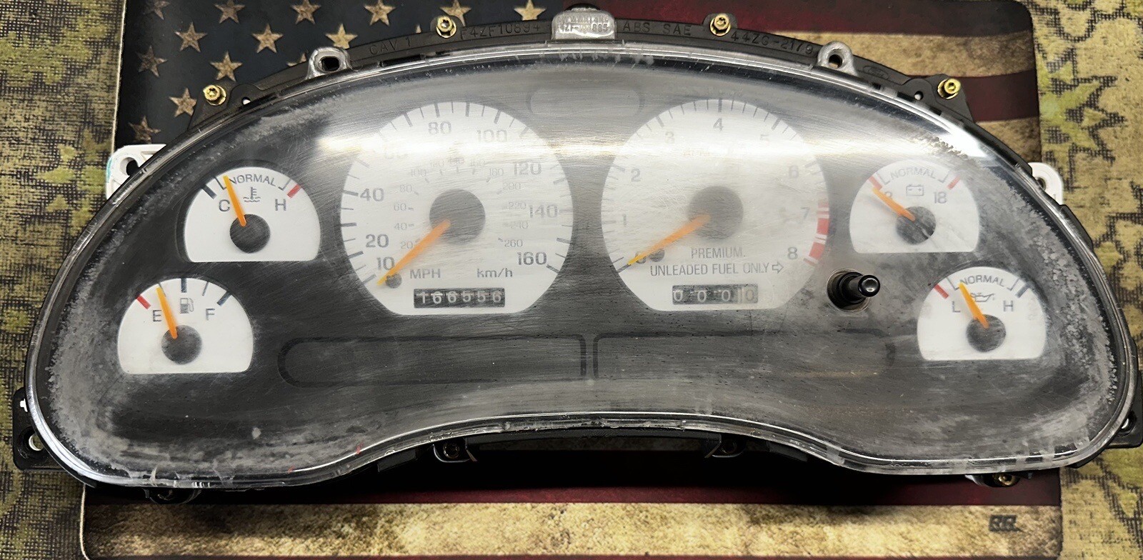 9698 Ford Mustang GT Saleen Cobra Instrument Gauge Cluster Genuine OEM V8 SN95 eBay