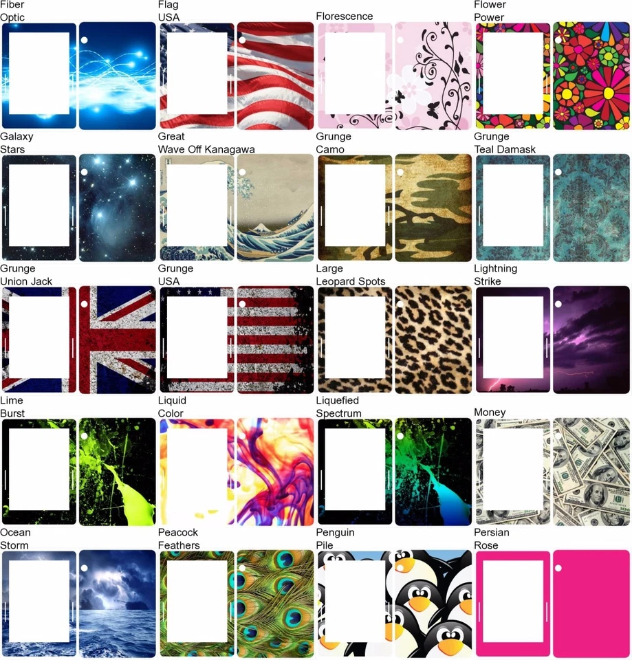 Choose Any 1 Vinyl Decal/Skin for Amazon Kindle Voyage - Free US Shipping! - Image 2 of 3