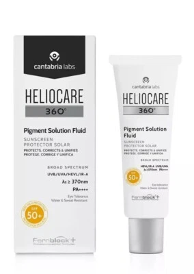 Cantabria Labs Heliocare 360 Pigment Solution Fluid SPF50 50 ml White