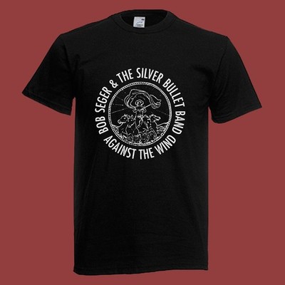 Bob Seger & The Silver Bullet Against The Wind Men's Black Size S-5XL