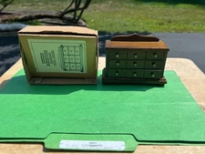 Vintage Concord Miniatures Dollhouse Furniture Triple Americana Dresser with box