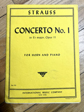 French Horn Strauss Concerto no 1 Eb Major, Opus 11 Horn and Piano