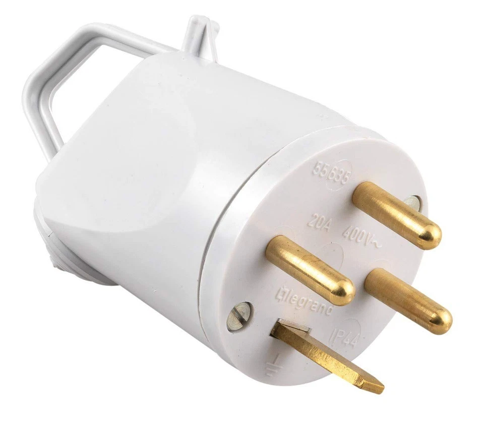 Enchufe Legrand 090127 3P T 20A 400V con etiqueta con Gencod - Imagen 2 de 4