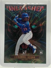 2025 Panini Donruss Unleashed Green Laser Luisangel Acuna Rookie RC NY Mets