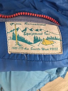 REI Down Sleeping Bag, Vintage