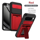 For Google Pixel 10 Pro XL, Phone Case Hybrid KickStand Card Slot Camera Cover