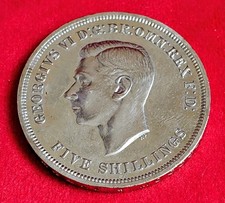 1951 Festival Of Britain Crown George VI 5 Shillings  Coin Lot E44