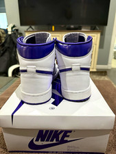 Nike Air Jordan 1 Men s White/Purple Colorblo...