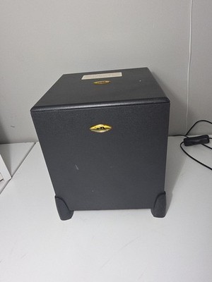 CA Mini Subwoofer Black Speaker Cyber Acoustics-RARE VINTAGE