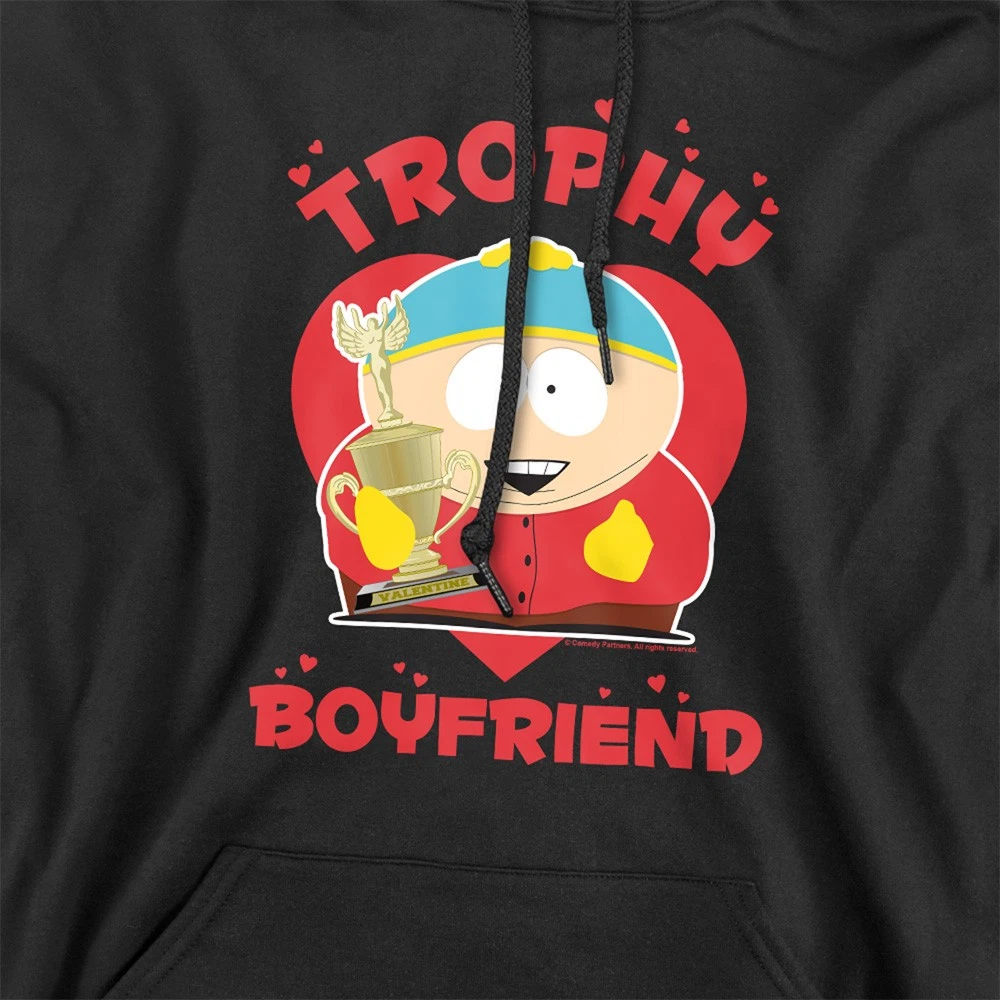 Felpa con cappuccio South Park San Valentino Cartman Trophy Boyfriend S 2XL Nero