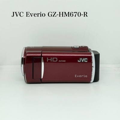 JVC Everio GZ-HM670-R HD Camcorder 40x Optical Zoom 32GB Touch