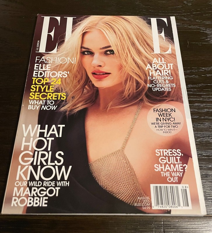 ELLE  August 2015 - Margot Robbie Cover