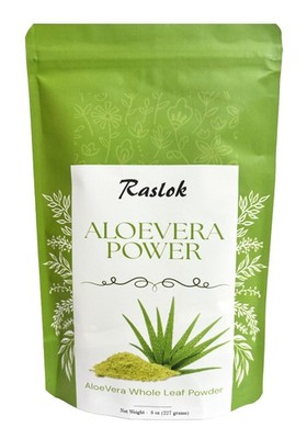 Raslok Aloe Vera Powder | barbadensis | 8 Ounce (Pack of 1) 