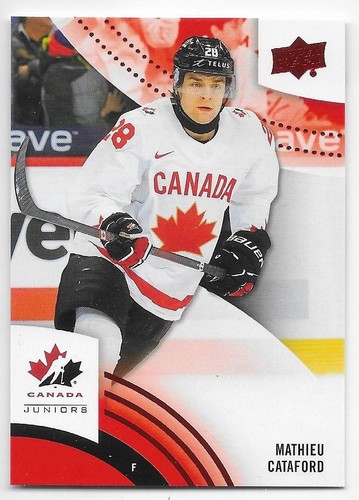 25/26 UPPER DECK TEAM CANADA JUNIORS RED PARALLEL (#1-100) U-Pick From List - Picture 8 of 51