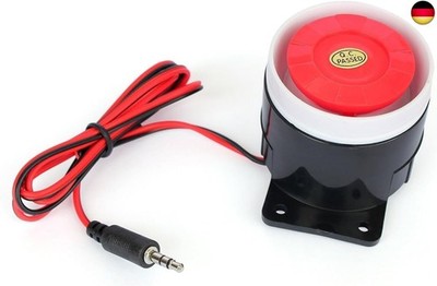 Wired Mini-Sirene Fuer Home Security Alarm System Horn Sirene 120dB Öffentliche 
