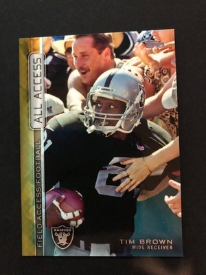 2015 Topps Field Access All Access Gold /75 Tim Brown #AAA-TB HOF