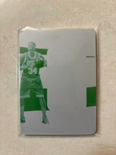 2021-22 Panini Impeccable Basketball silver logo Yellow Plate 1/1 PAUL PIERCE