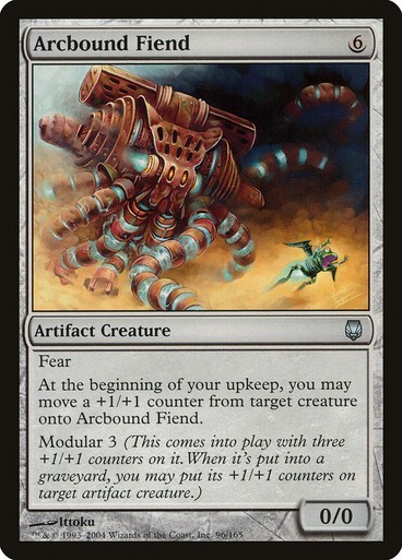 Arcbound Fiend NM/M Darksteel Artifact Creature MTG Magic English Regular