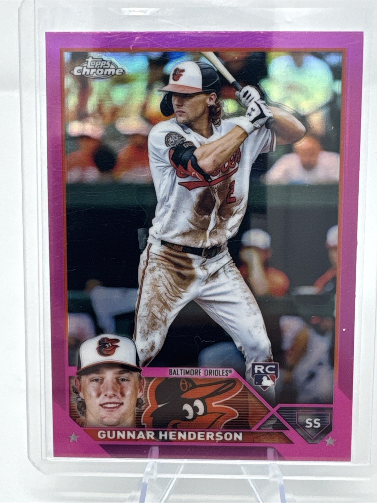 2023 Topps Chrome - Gunnar Henderson #2 Pink Refractor (RC)