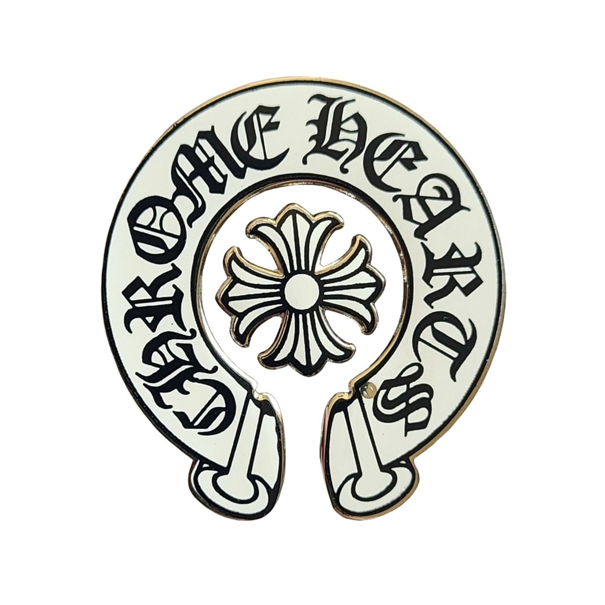 ⚡RARE⚡ CHROME HEARTS x MATTY BOY White Chrome Hearts Pin