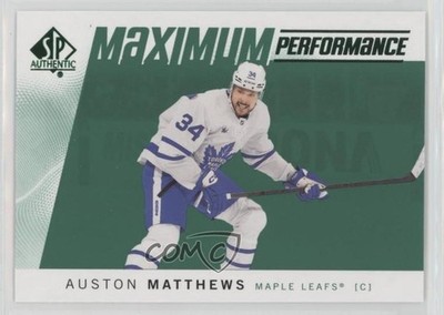 2024-25 SP Authentic Maximum Performance Green Auston Matthews #MP-23 1e7g