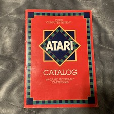 Atari 49 Game Cartridge Catalog No Tracking