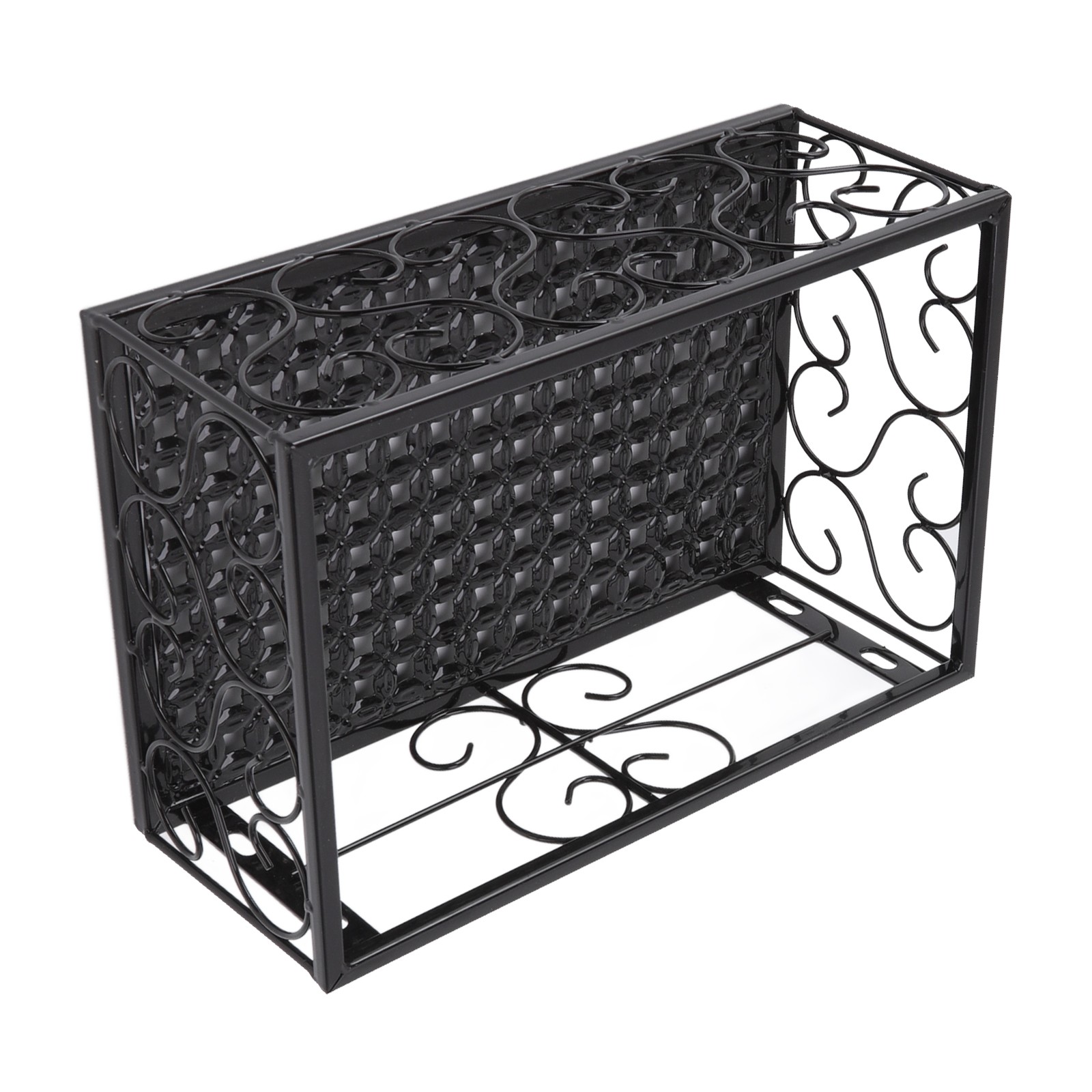 Balcony Flower Pot Stand Thickened Iron Decorative Patio Railing Shelf With