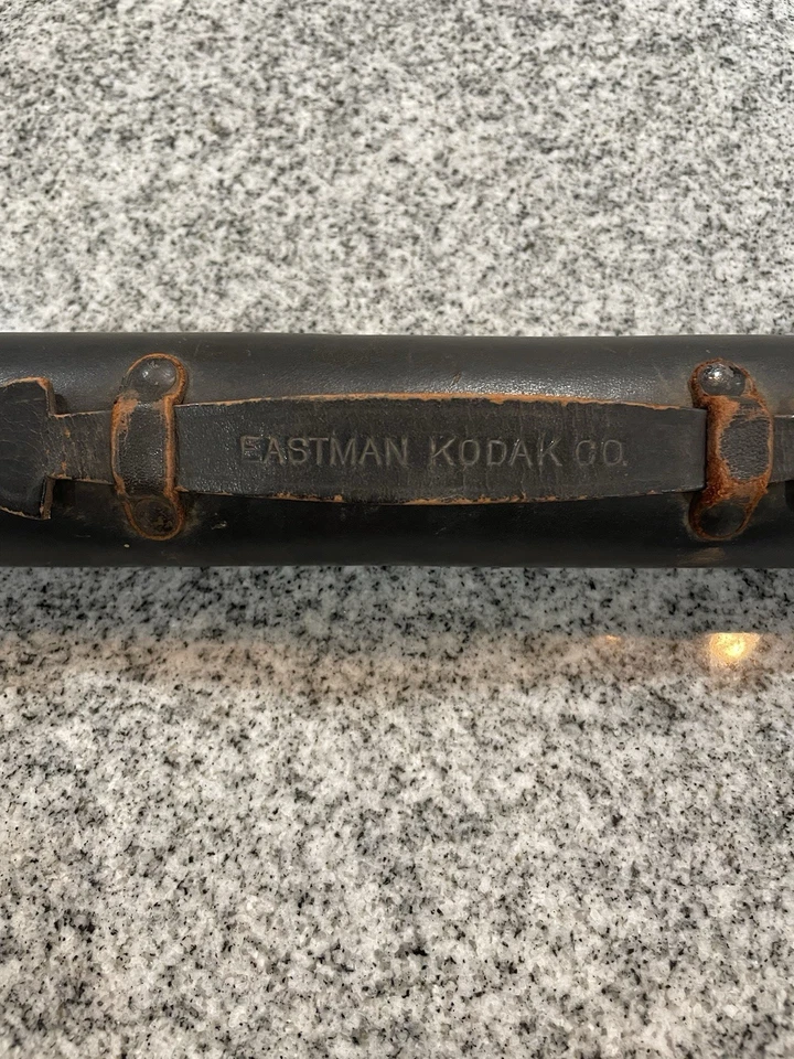 De colección Eastman Kodak No.1-D Trípode Cámara Soporte Rochester NY con Estuche de Cuero Foto 4 de 4