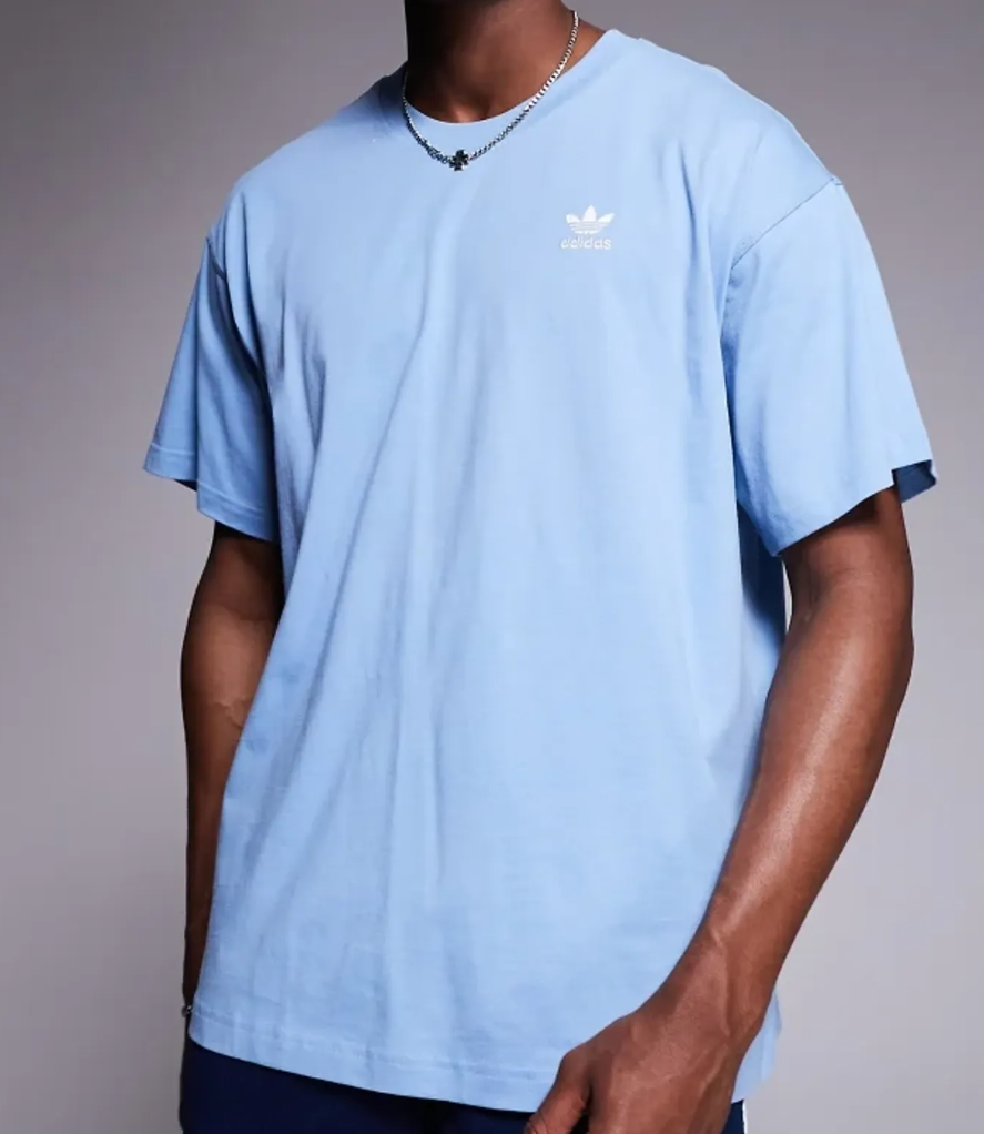 NEW MENS ADIDAS ORIGINALS TREFOIL ESSENTIALS OVERSIZE TEE SHIRT