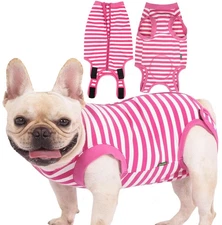 Dog Recovery Suit Post Surgery Shirt,Medium Female Spay Wound Protective Suit...